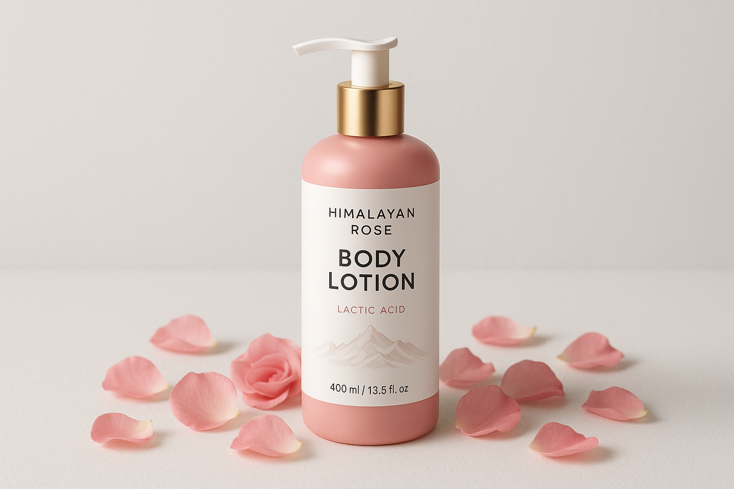Himalayan Rose Body Lotion with Lactic Acid - 400 ML